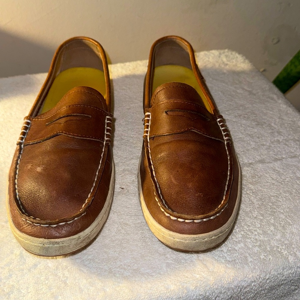 Cole Haan slip on boat loafer